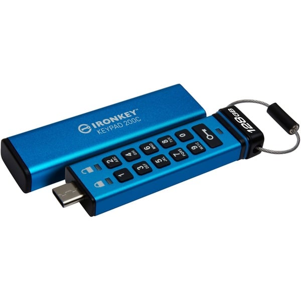 Kingston IronKey Keypad 200 128 GB, USB-Stick - Kingston - vue 3