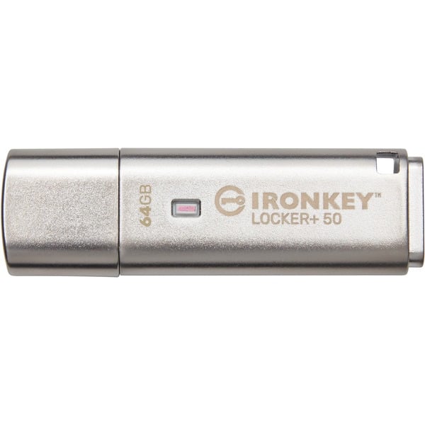 Kingston IronKey Locker+ 50 64 GB, USB-Stick - Kingston