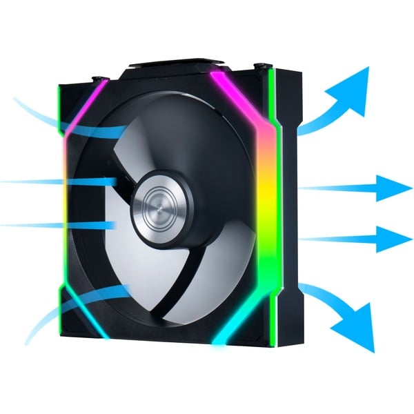 Lian Li UNI FAN SL120 Wireless, Gehäuselüfter - Lian Li - vue 6