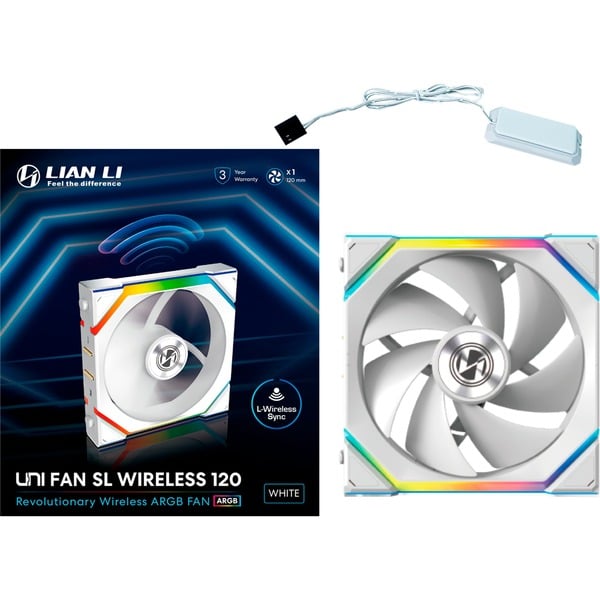 Lian Li UNI FAN SL120 Wireless, Gehäuselüfter - Lian Li - vue 7
