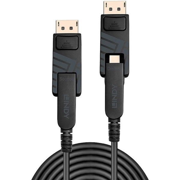 Lindy Fibre Optic Hybrid Mini DisplayPort 1.4 câble - Lindy