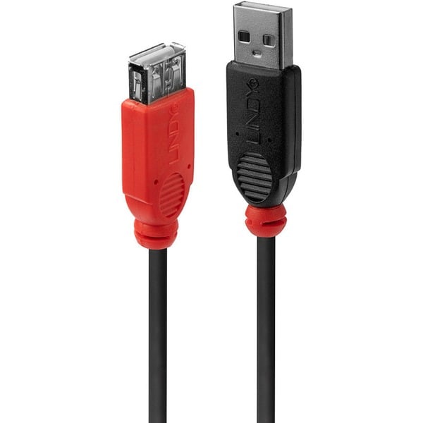 Lindy USB 2.0 Aktivverlängerungskabel Slim, USB-A Stecker > USB-A Buchse - Lindy