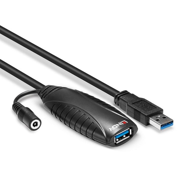 Lindy USB 3.2 Gen 1 Aktivverlängerungskabel, USB-A Stecker > USB-A Buchse - Lindy - vue 3