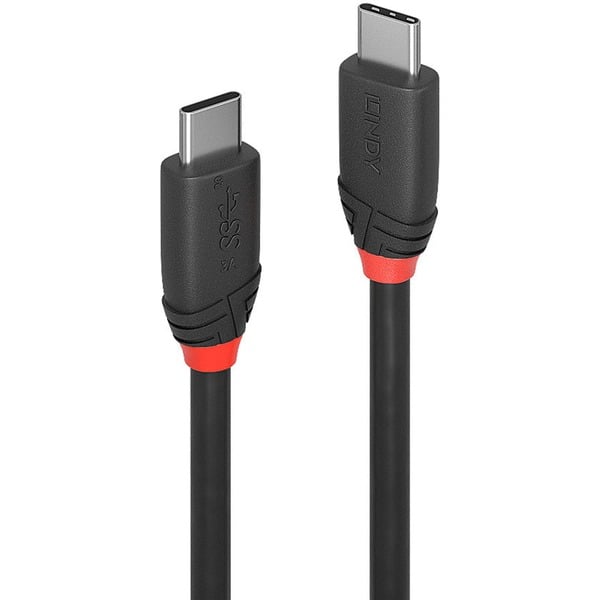 Lindy USB 3.2 Gen 2x2 câble Black Line, USB-C Stecker > USB-C Stecker - Lindy