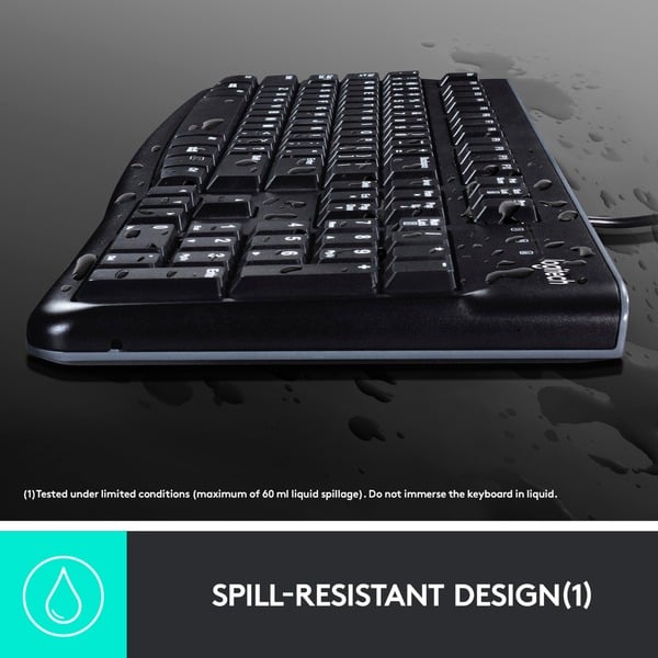 Logitech Keyboard K120, clavier - Logitech - vue 5