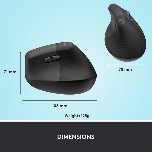 Logitech Lift, souris - Logitech - vue 9