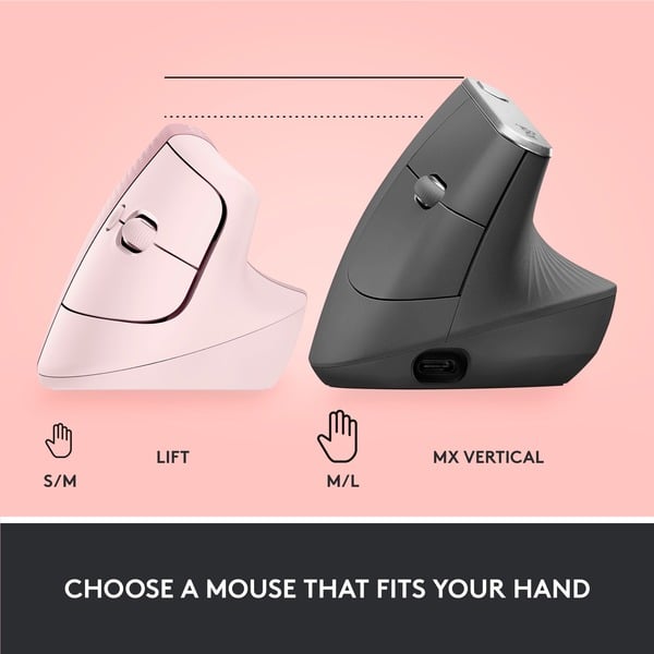 Logitech Lift, souris - Logitech - vue 8