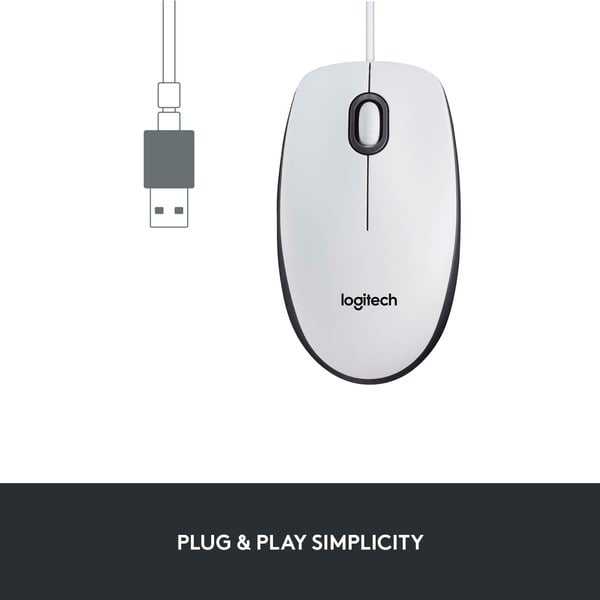 Logitech M100, souris - Logitech - vue 3