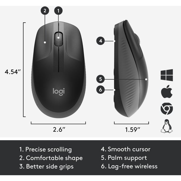 Logitech M190, souris - Logitech - vue 5