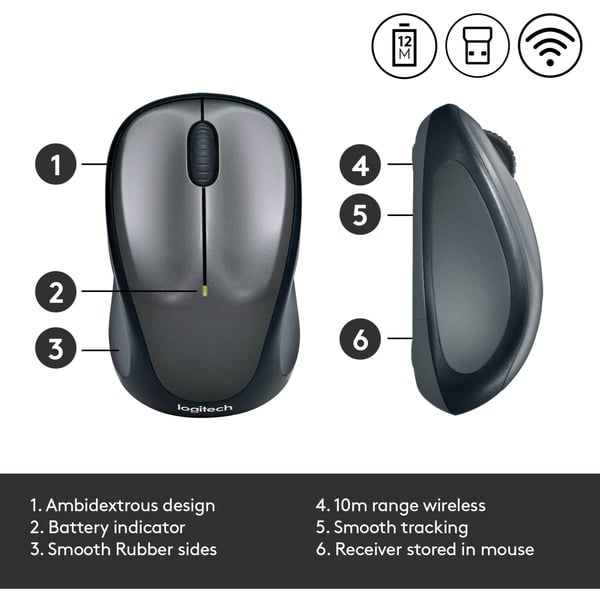 Logitech M235 Wireless, souris - Logitech - vue 5