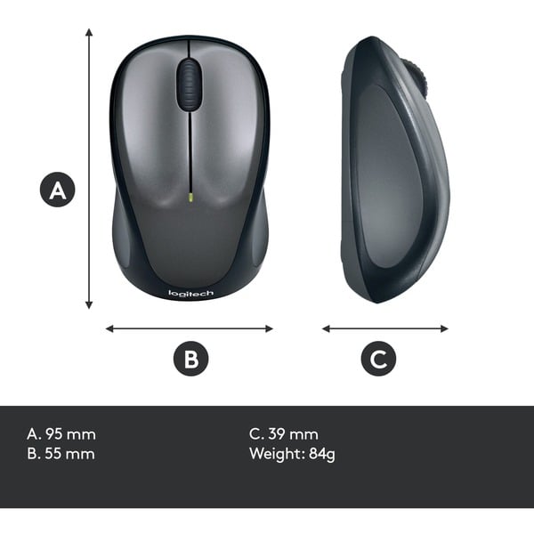 Logitech M235 Wireless, souris - Logitech - vue 6