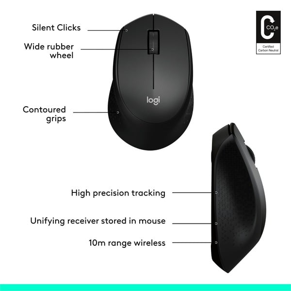Logitech M330 Silent Plus, souris - Logitech - vue 6