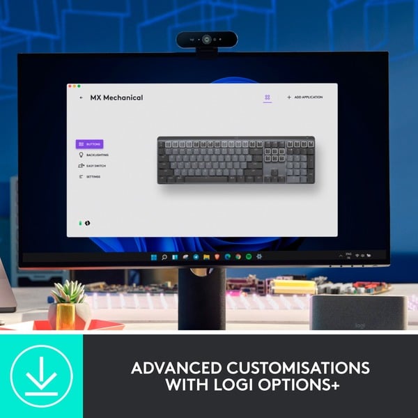 Logitech MX Mechanical, clavier - Logitech - vue 5