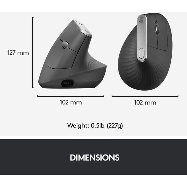 Logitech MX Vertical, souris - Logitech - vue 7