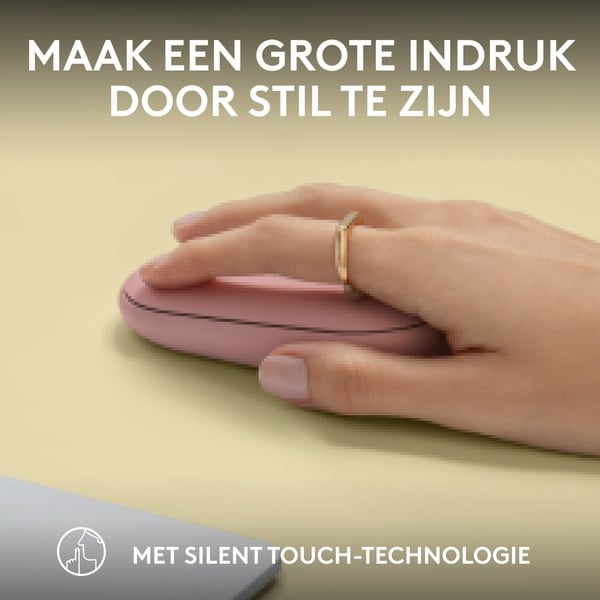 Logitech Pebble Mouse 2 M350s, souris - Logitech - vue 5