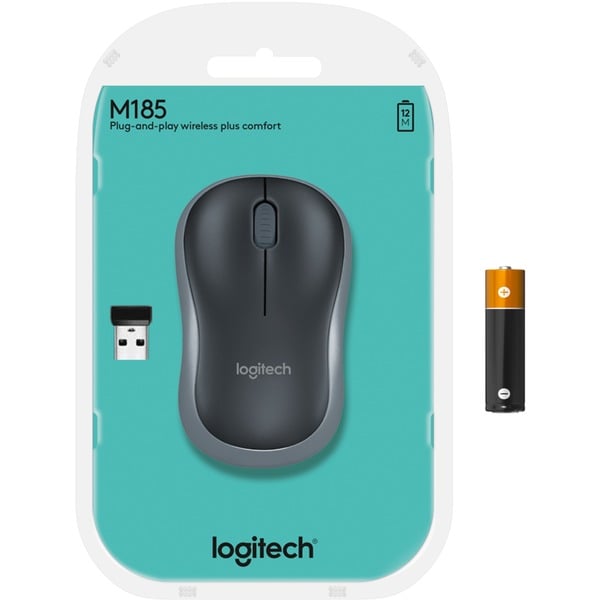 Logitech Wireless Mouse M185, souris - Logitech - vue 5