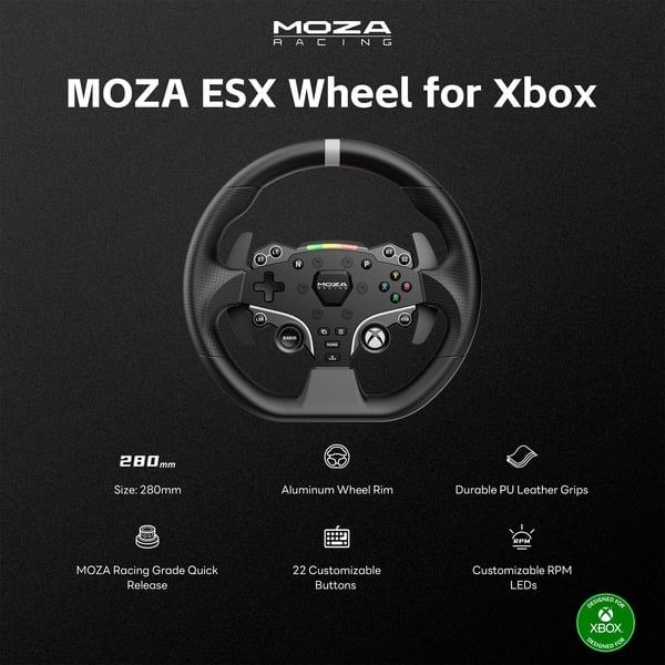 MOZA ESX Steering Wheel pour Xbox, Austausch-Lenkrad - MOZA - vue 9