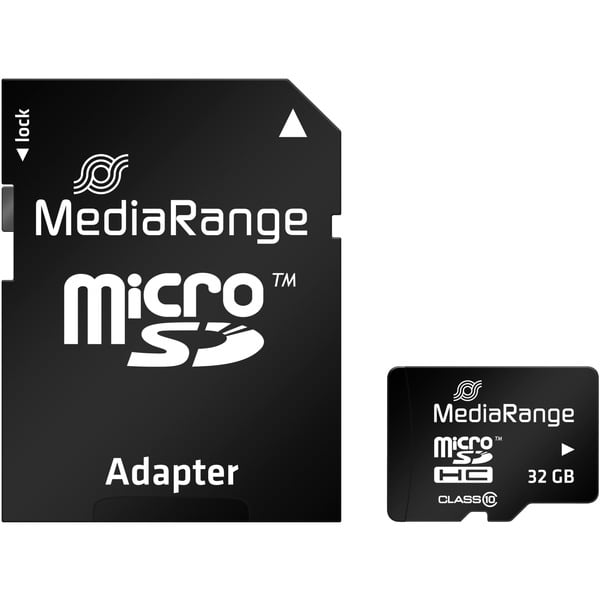 MediaRange 32 GB microSDHC, Speicherkarte - MediaRange