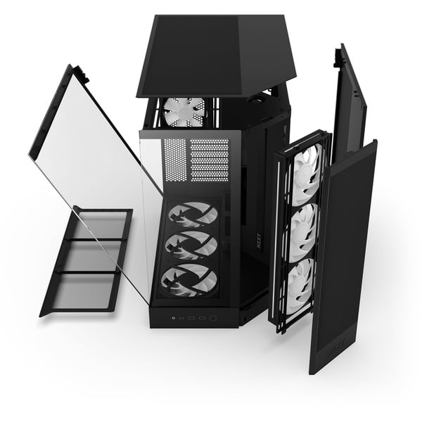 NZXT H9 Flow RGB+, Tower-Gehäuse - NZXT - vue 8