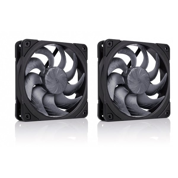 Noctua NF-A12x25 G2 PWM Sx2-PP chromax.black, Gehäuselüfter - Noctua - vue 3