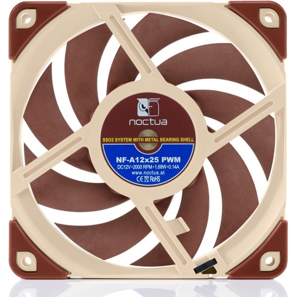 Noctua NF-A12x25 PWM, Gehäuselüfter - Noctua - vue 3