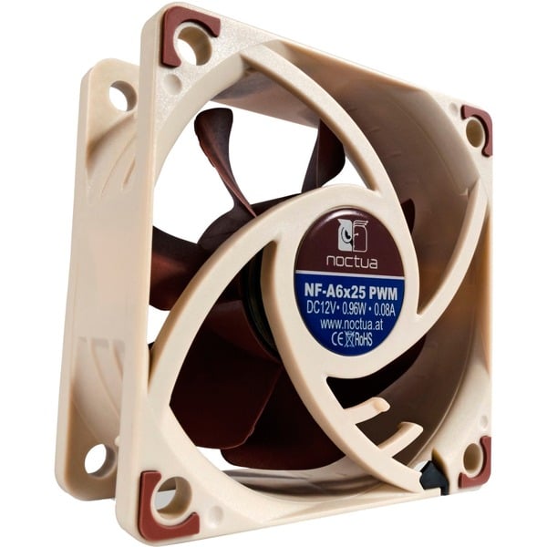 Noctua NF-A6x25 PWM, Gehäuselüfter - Noctua - vue 2