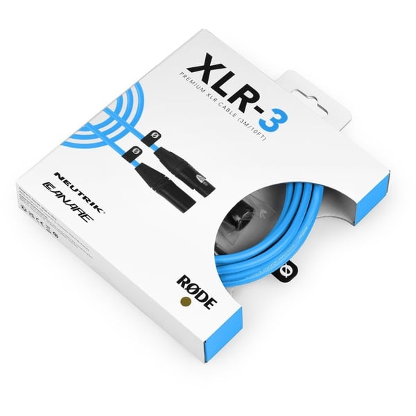 Rode Microphones Premium XLR-câble XLR3M-B blue - Rode Microphones - vue 2