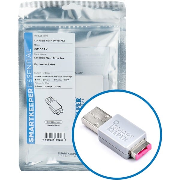 SMARTKEEPER ESSENTIAL Lockable Flash Drive (OM03), USB-Stick - SMARTKEEPER
