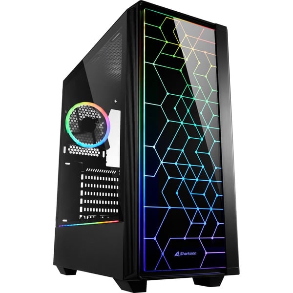 Sharkoon RGB LIT 100, Tower-Gehäuse - Sharkoon