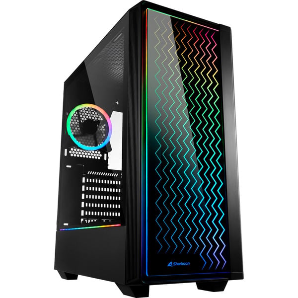 Sharkoon RGB LIT 200, Tower-Gehäuse - Sharkoon