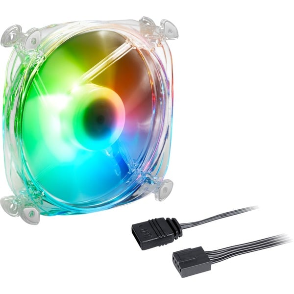 Sharkoon SHARK Disc PWM RGB Fan, Gehäuselüfter - Sharkoon - vue 2