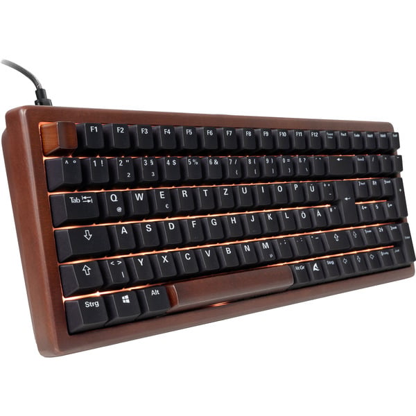 Sharkoon SKILLER SGK50 S2 Wood PBT, clavier gaming - Sharkoon
