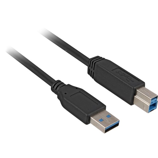 Sharkoon USB 3.2 Gen 1 câble, USB-A Stecker > USB-B Stecker - Sharkoon