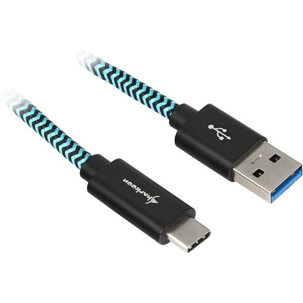 Sharkoon USB 3.2 Gen 2 câble, USB-A Stecker > USB-C Stecker - Sharkoon