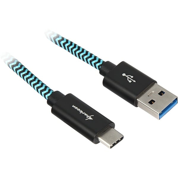 Sharkoon USB 3.2 Gen 2 câble, USB-A Stecker > USB-C Stecker - Sharkoon