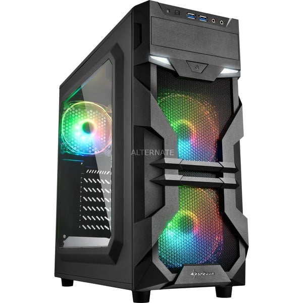 Sharkoon VG7-W RGB, Tower-Gehäuse - Sharkoon