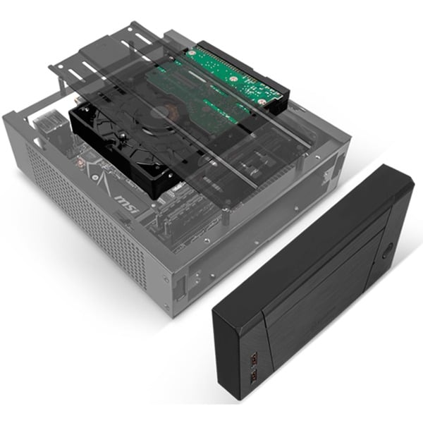 SilverStone SST-ML10B, HTPC-Gehäuse - SilverStone - vue 14