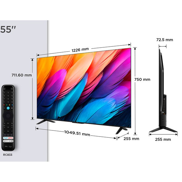 TCL 55PF650A, LED-Fernseher - TCL - vue 2
