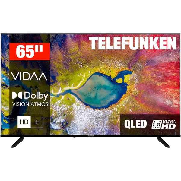 Telefunken D65Q920B2CW, QLED-Fernseher - Telefunken