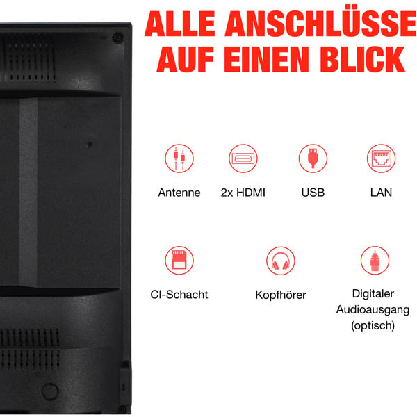 Telefunken D65Q920B2CW, QLED-Fernseher - Telefunken - vue 4