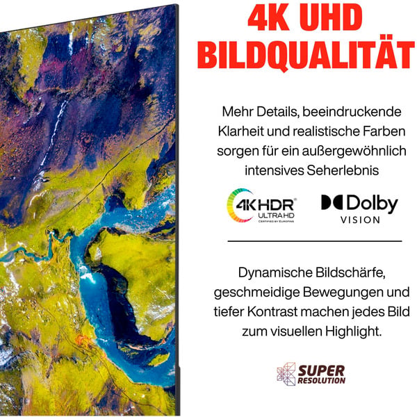 Telefunken D65Q920B2CW, QLED-Fernseher - Telefunken - vue 5