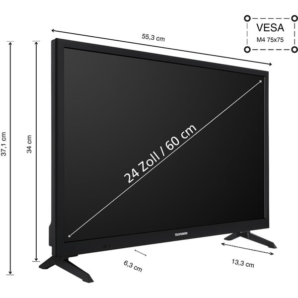 Telefunken XH24TO550S, LED-Fernseher - Telefunken - vue 2