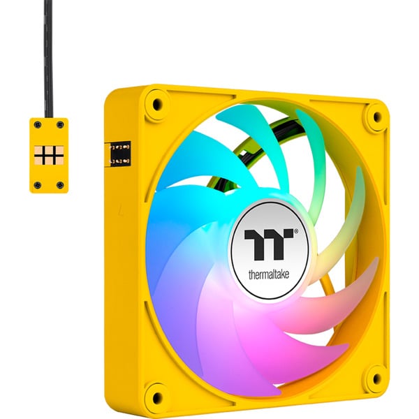 Thermaltake CT140 EX ARGB Sync PC Cooling Fan Bumblebee, Gehäuselüfter - Thermaltake - vue 2