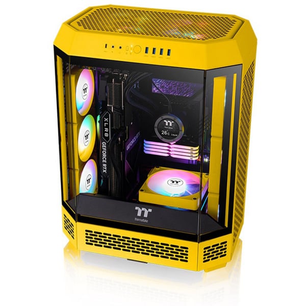 Thermaltake CT140 EX Reverse ARGB Sync PC Cooling Fan Bumblebee, Gehäuselüfter - Thermaltake - vue 5