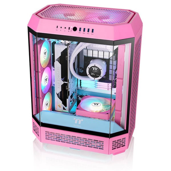 Thermaltake CT140 EX Reverse ARGB Sync PC Cooling Fan Pink, Gehäuselüfter - Thermaltake - vue 5