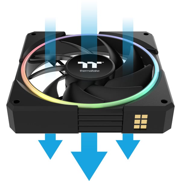 Thermaltake TS 120 EX RGB, Gehäuselüfter - Thermaltake - vue 8
