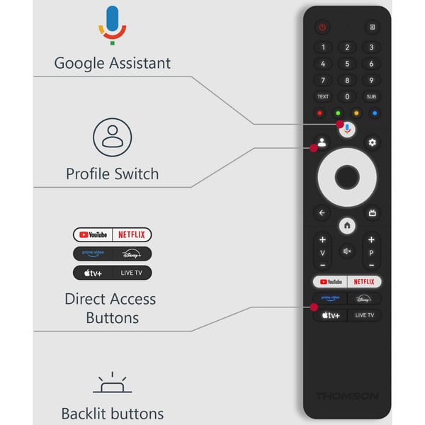 Thomson 55UG4S14, LED-Fernseher - Thomson - vue 7