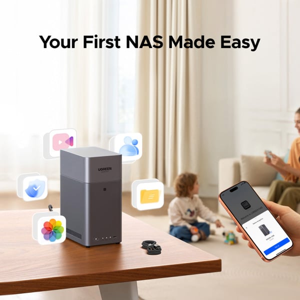 UGREEN DH2300, NAS - UGREEN - vue 6