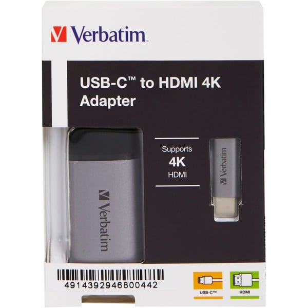 Verbatim USB Adapter, USB-C Stecker > HDMI Buchse - Verbatim - vue 3