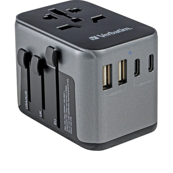 Verbatim Universal-Reiseadapter UTA-03, Reisestecker - Verbatim